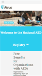 Mobile Screenshot of nationalaedregistry.com